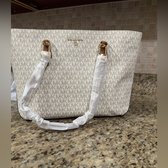 MICHAEL MICHAEL KORS Logo Laney Medium Tote Bag - Picture 2 of 5